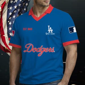 Limited Edition – Customized MLB Los Angeles Dodgers Polo Shirt
