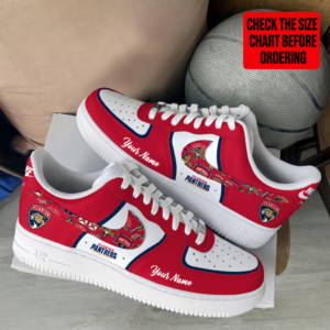 Limited Edition – Customized NHL Florida Panthers Af1 Shoes