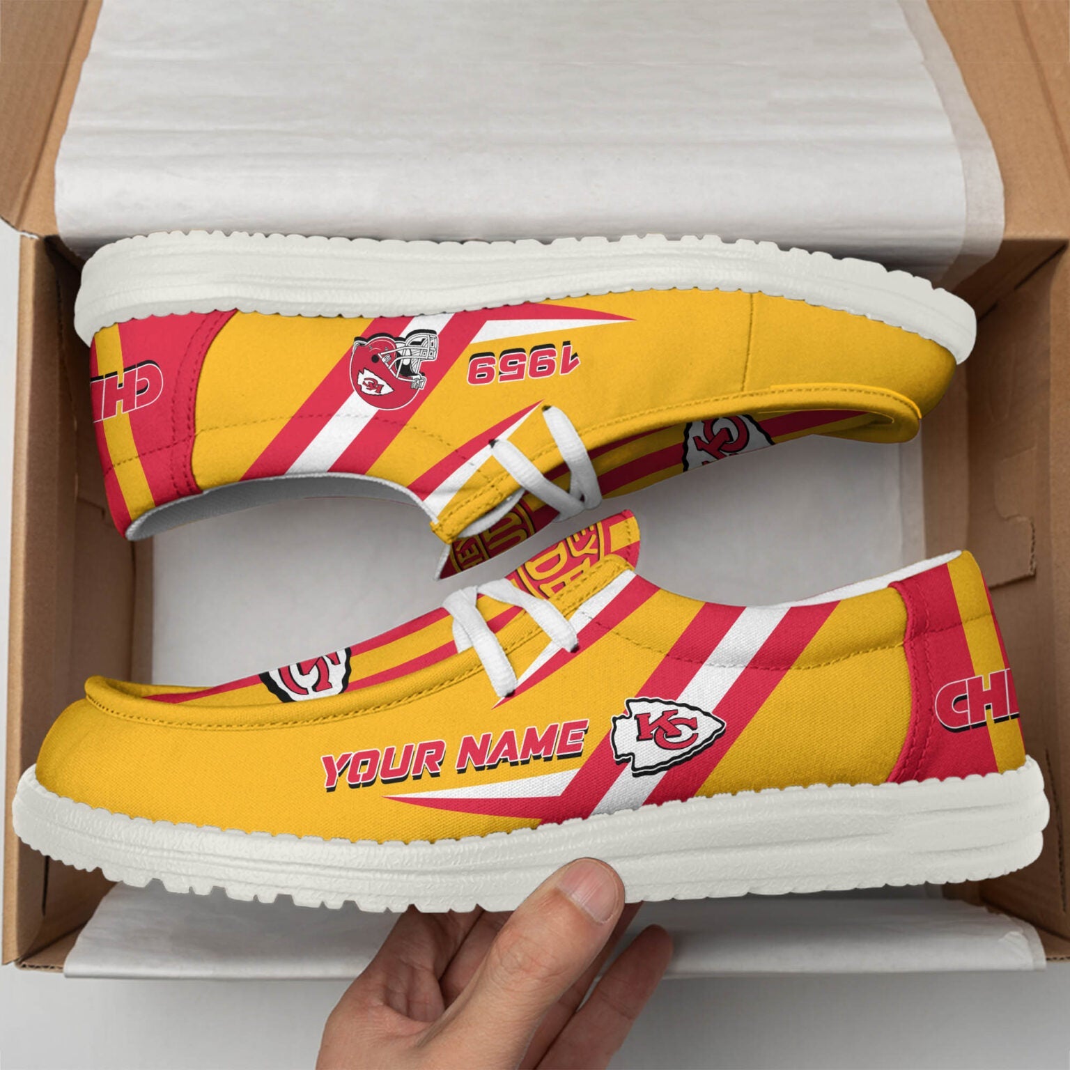 Limited Edition – Customized NFL Kansas City Chiefs Loafer Shoes - Image 2