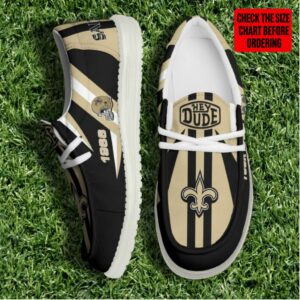 Limited Edition – Customized NFL New Orleans Saints Loafer Shoes