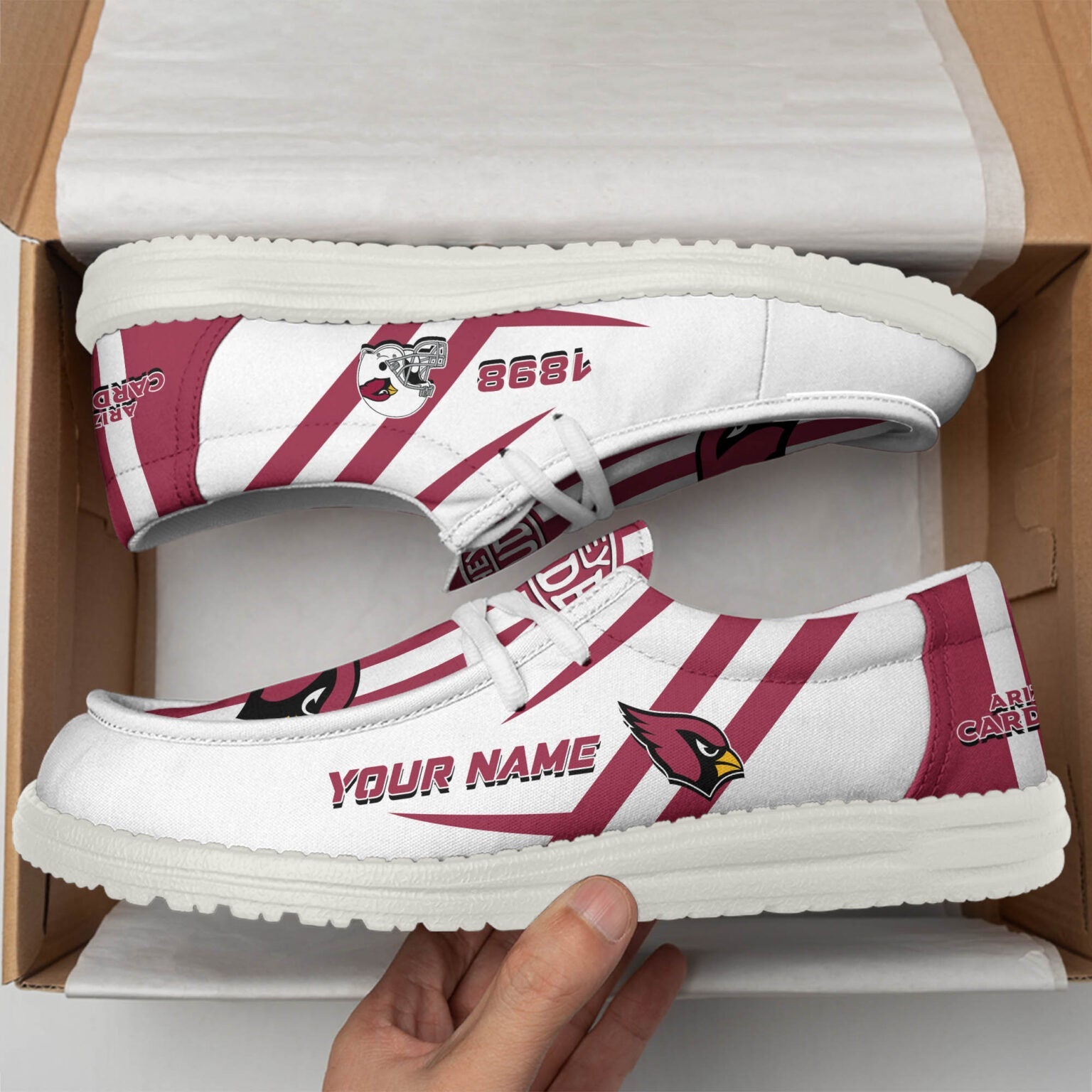 Limited Edition – Customized NFL Arizona Cardinals Loafer Shoes - Image 2