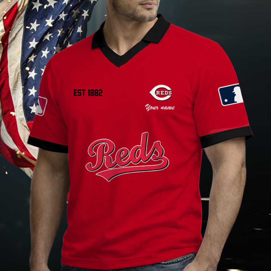 Limited Edition – Customized MLB Cincinnati Reds Polo Shirt