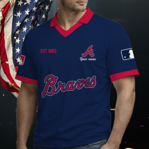 Limited Edition – Customized MLB Atlanta Braves Polo Shirt