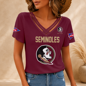 Limited Edition – Customized NCAA Florida State Seminoles V-Neck Shirt