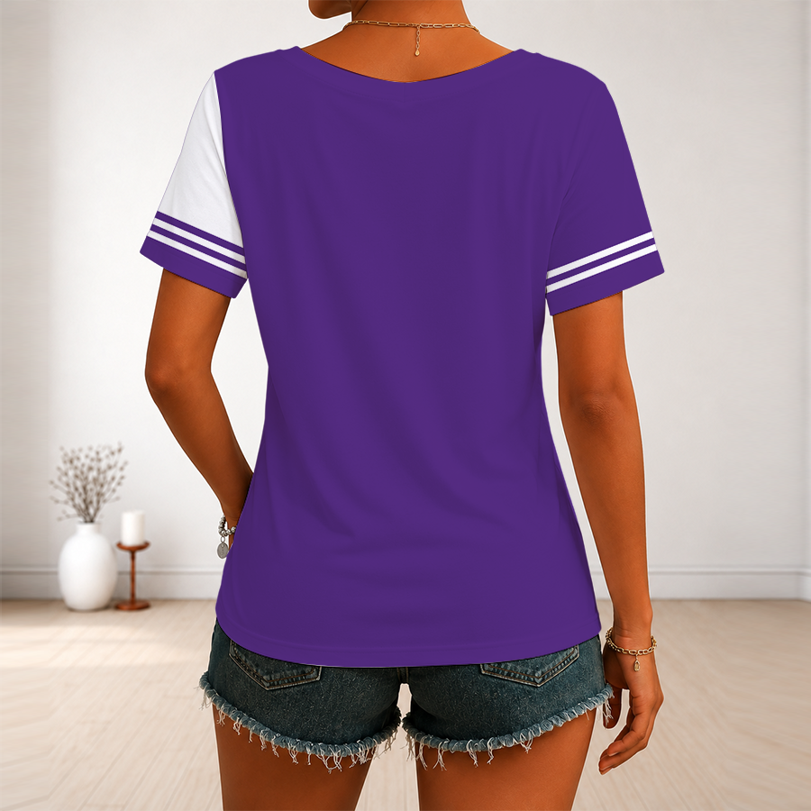 Limited Edition – Customized WNBA Los Angeles Sparks V-Neck Female Shirt - Image 2