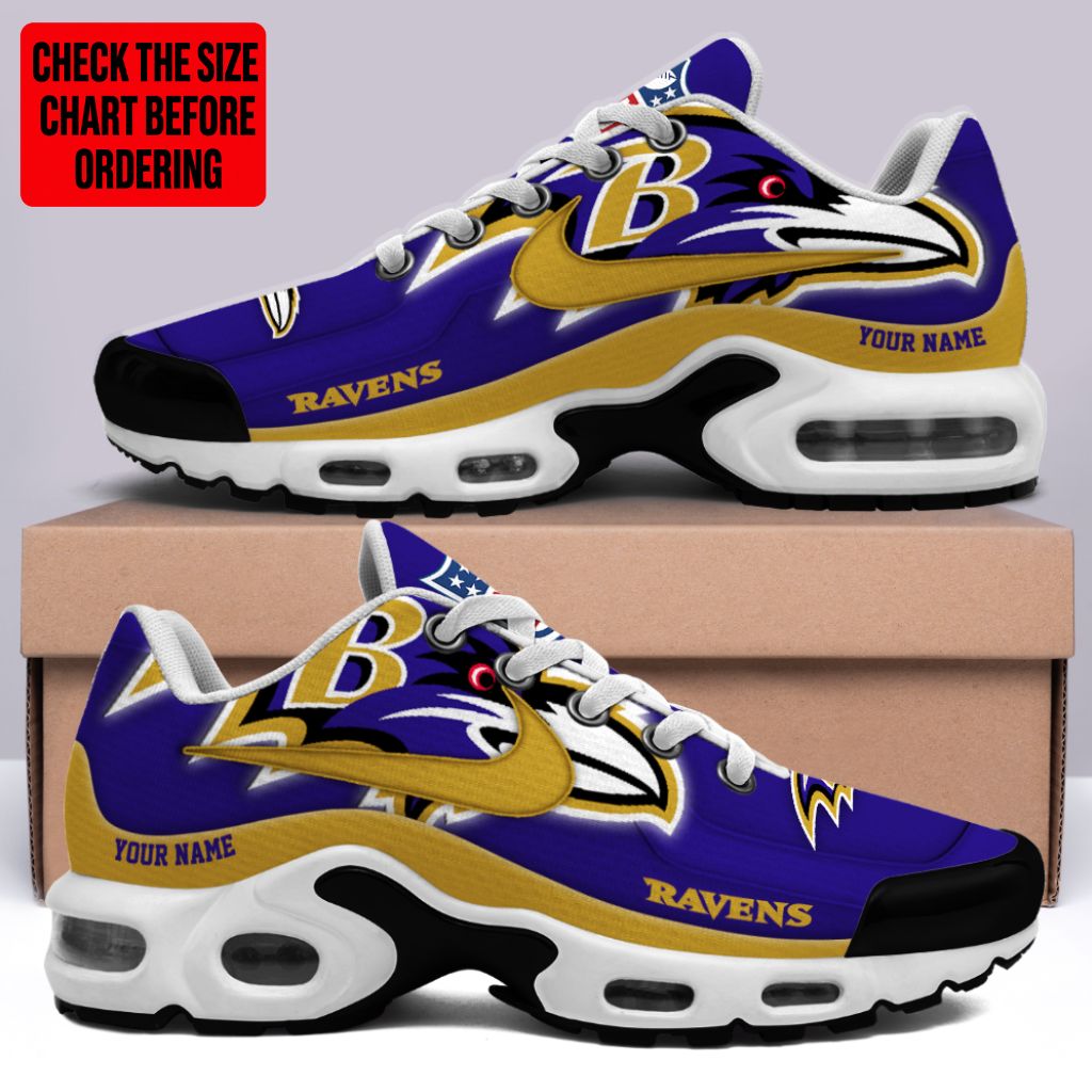 Limited Edition – Customized NFL Baltimore Ravens Air Max Plus Sneakers