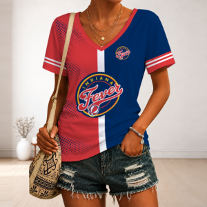 Limited Edition – Customized WNBA Indiana Fever V-Neck Female Shirt