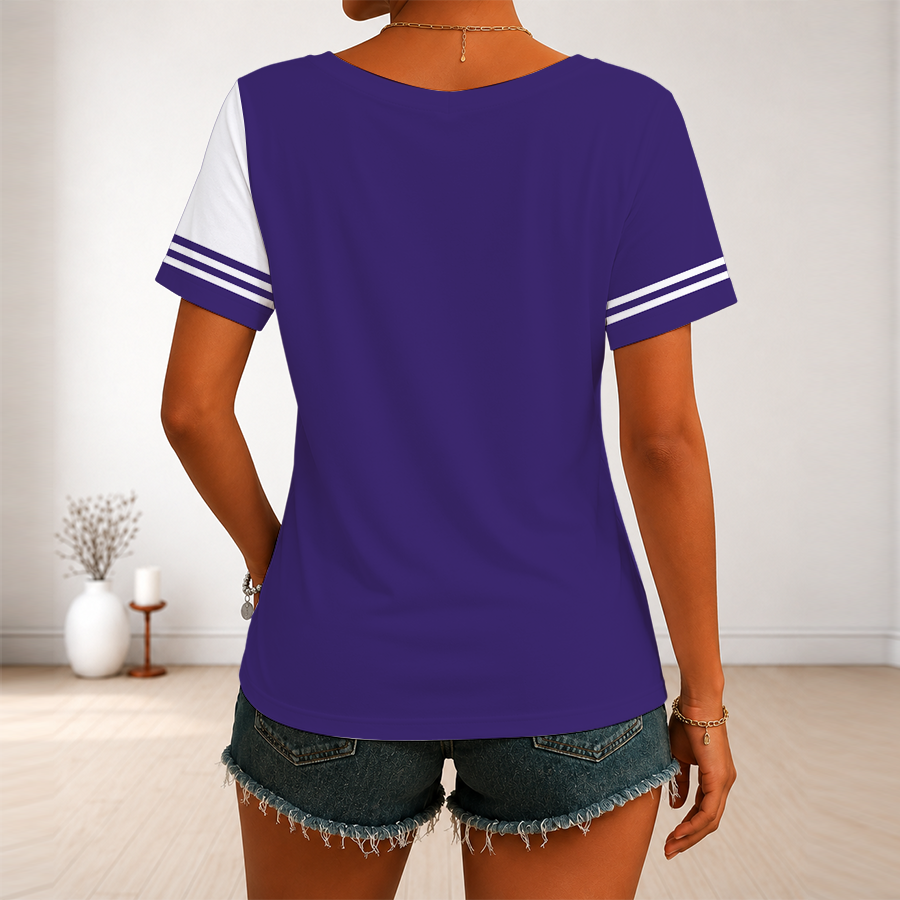 Limited Edition – Customized WNBA Phoenix Mercury V-Neck Female Shirt - Image 2