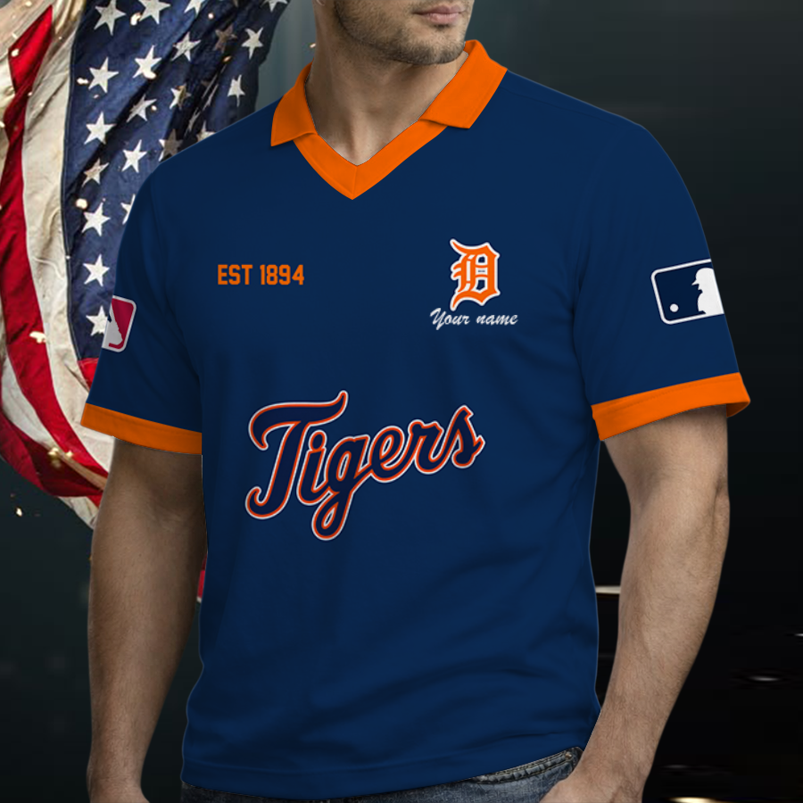 Limited Edition – Customized MLB Detroit Tigers Polo Shirt