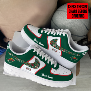 Limited Edition – Customized NHL Minnesota Wild Af1 Shoes