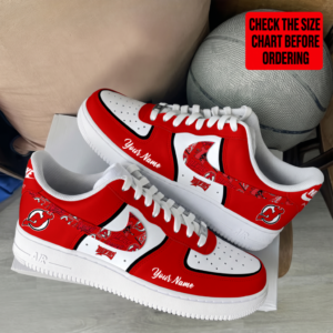 Limited Edition – Customized NHL New Jersey Devils Af1 Shoes