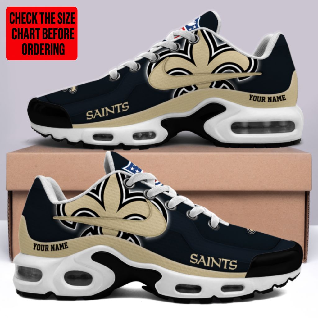 Limited Edition – Customized NFL New Orleans Saints Air Max Plus Sneakers