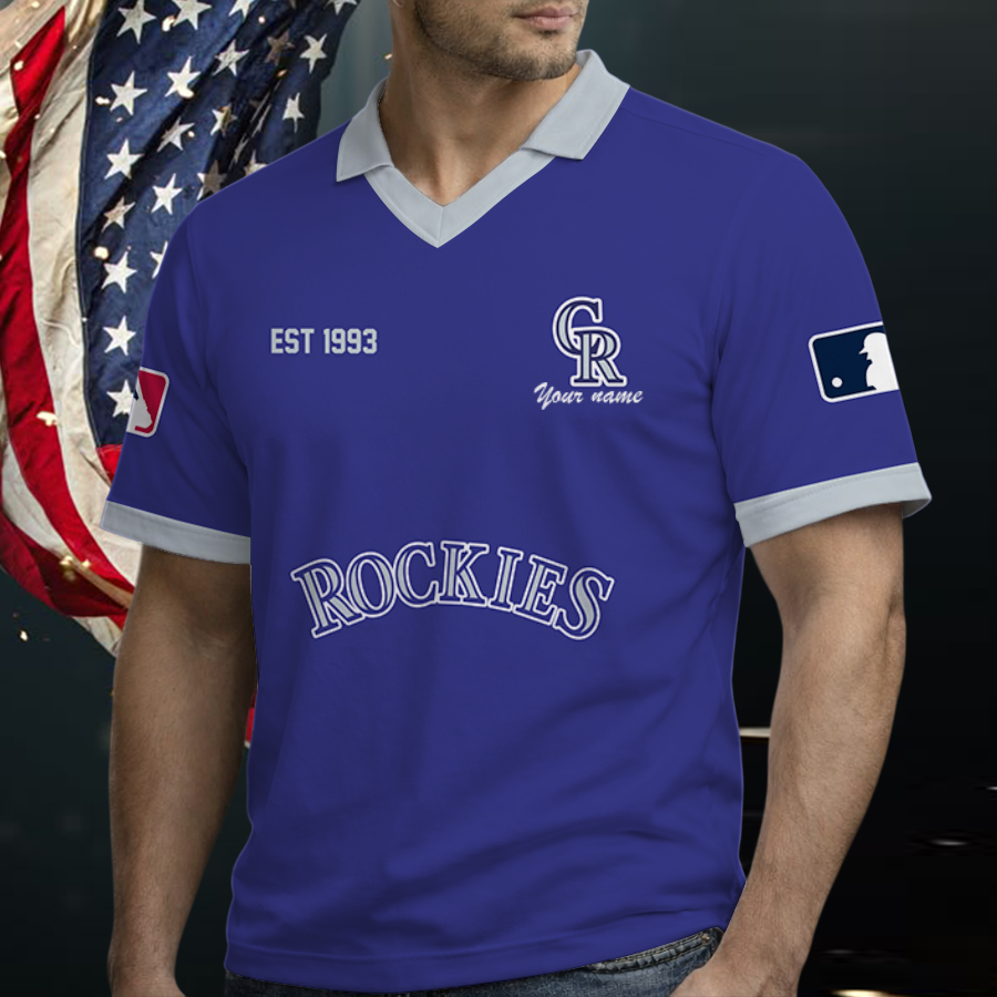Limited Edition – Customized MLB Colorado Rockies Polo Shirt
