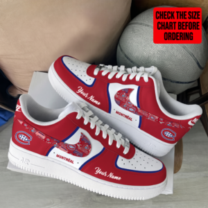 Limited Edition – Customized NHL Montreal Canadiens Af1 Shoes