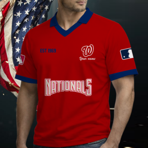 Limited Edition – Customized MLB Washington Nationals Polo Shirt