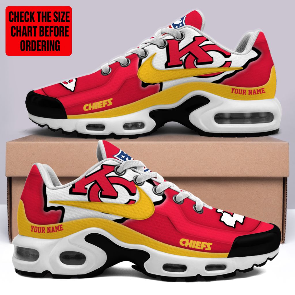 Limited Edition – Customized NFL Kansas City Chiefs Air Max Plus Sneakers