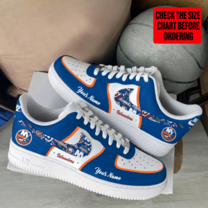 Limited Edition – Customized NHL New York Islanders Af1 Shoes