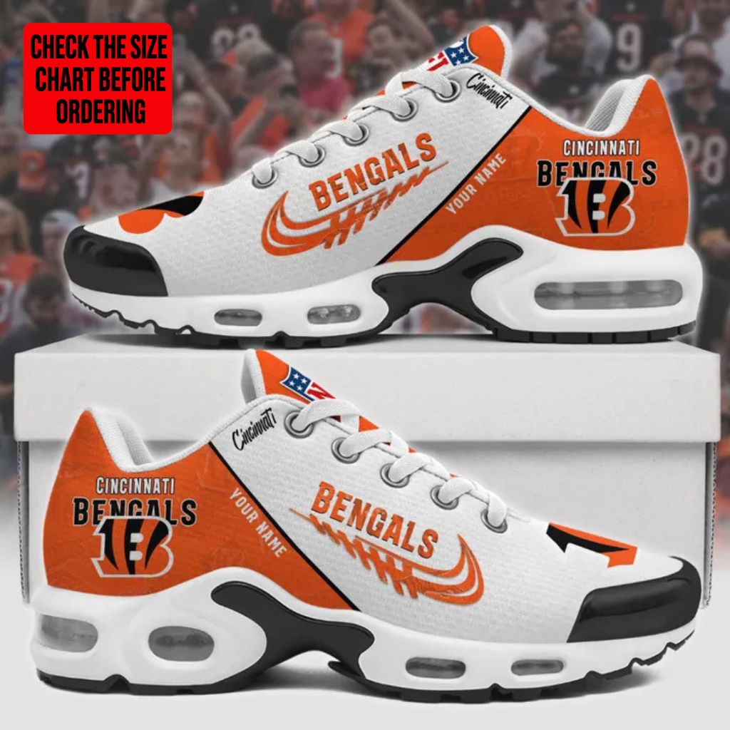Limited Edition – Customized NFL Cincinnati Bengals Air Max Plus Sneakers