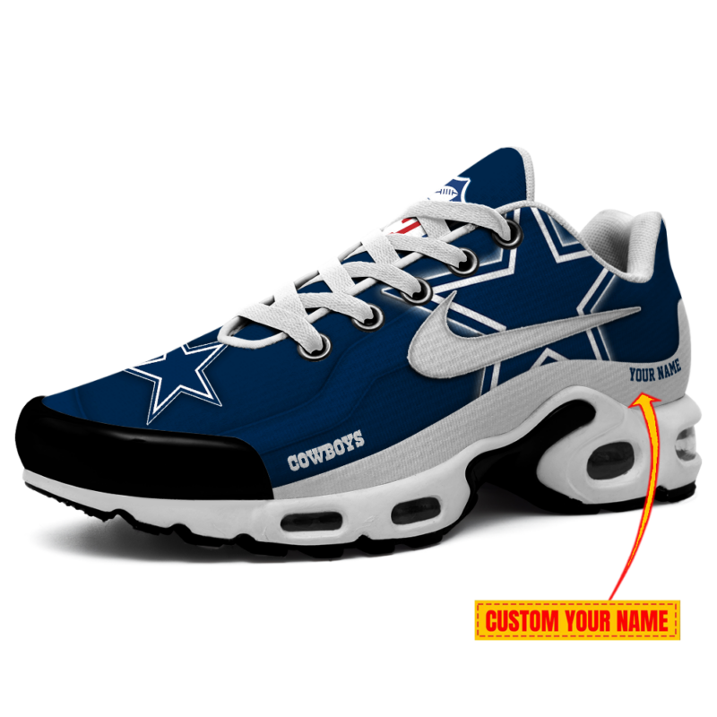 Limited Edition – Customized NFL Dallas Cowboys Air Max Plus Sneakers - Image 2