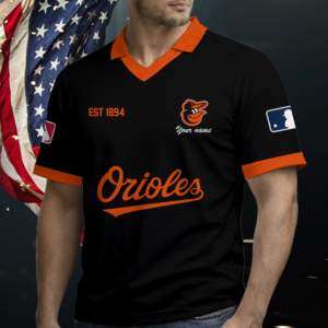 Limited Edition – Customized MLB Baltimore Orioles Polo Shirt
