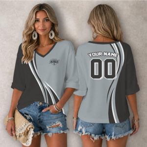 Limited Edition – Customized NHL Los Angeles Kings Women’s Heart V-Neck Long Sleeve Shirt