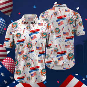 Limited Edition – Customized NFL Miami Dolphins Patriotic 250 Usa Hawaiian Shirt