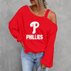 Limited Edition – Customized MLB Philadelphia Phillies Drop Shoulder Sweatshirt