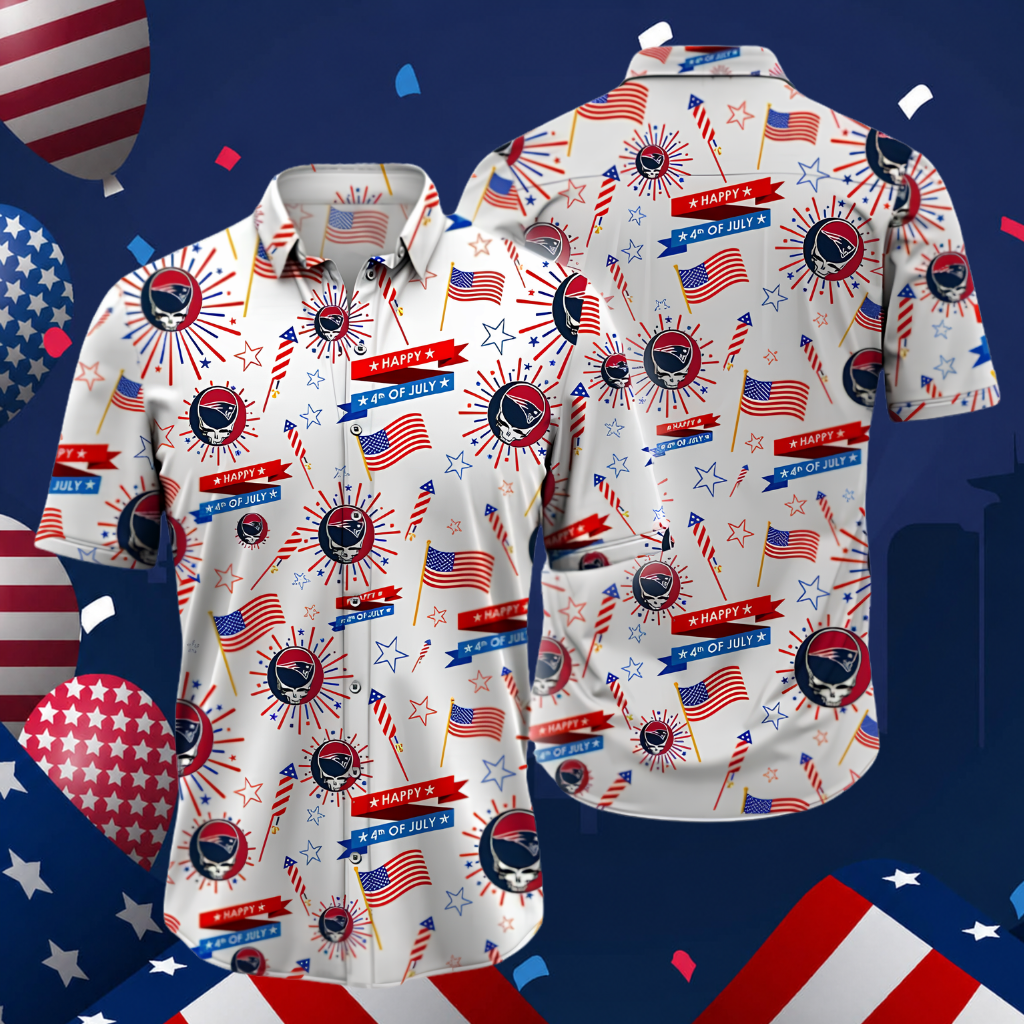 Limited Edition – Customized NFL New England Patriots Patriotic 250 Usa Hawaiian Shirt