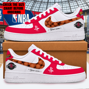 Limited Edition – Customized NBA Houston Rockets Af1 Shoes