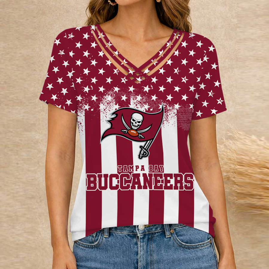 Limited Edition – Customized NFL Tampa Bay Buccaneers V-Neck Shirt