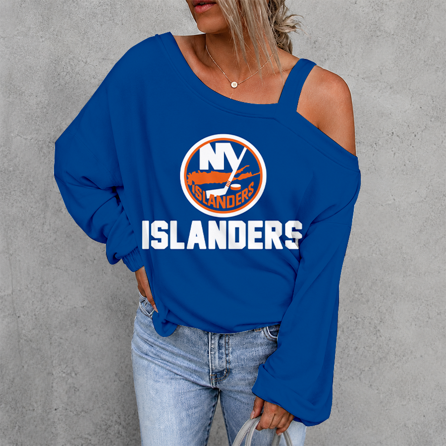 Limited Edition – Customized NHL New York Islanders Drop Shoulder Sweatshirt
