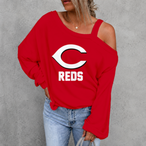 Limited Edition – Customized MLB Cincinnati Reds Drop Shoulder Sweatshirt