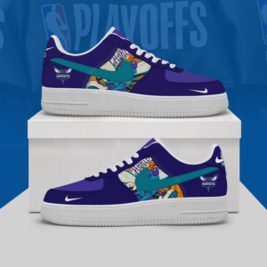 Limited Edition – Customized NBA Charlotte Hornets Af1 Shoes