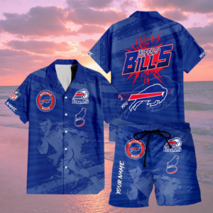 Limited Edition – Customized NFL Buffalo Bills Unisex Hawaiian Shirt & Shorts Set