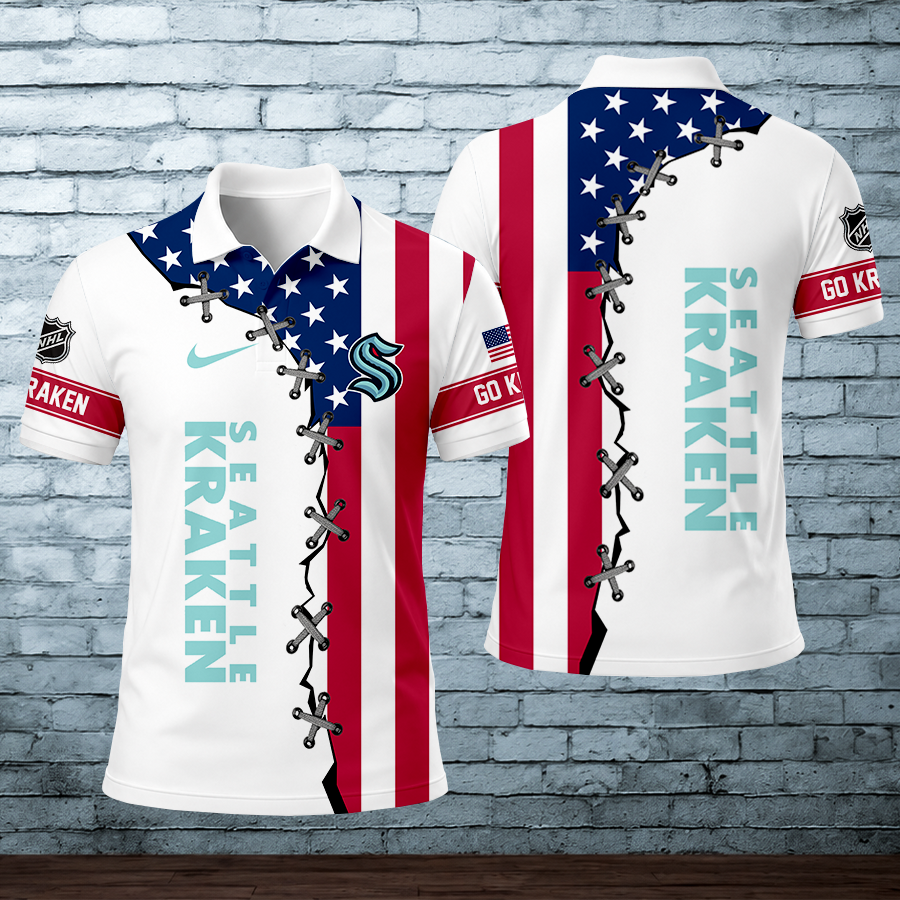 Limited Edition – Customized NHL Seattle Kraken Polo Shirt