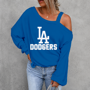 Limited Edition – Customized MLB Los Angeles Dodgers Drop Shoulder Sweatshirt
