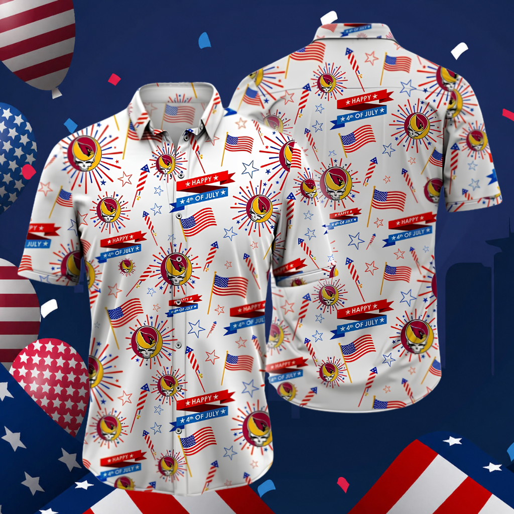Limited Edition – Customized NFL Arizona Cardinals Patriotic 250 Usa Hawaiian Shirt