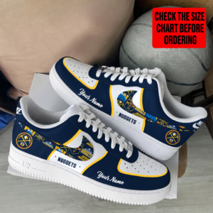 Limited Edition – Customized NBA Denver Nuggets Af1 Shoes