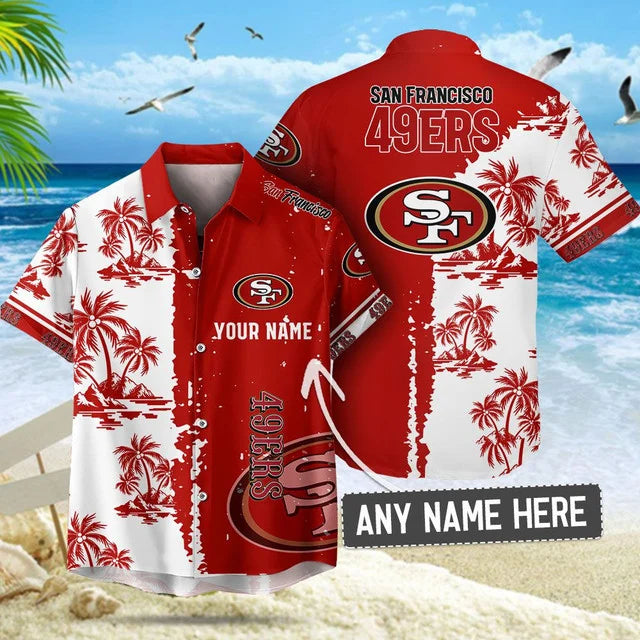 Limited Edition – Customized NFL San Francisco 49Ers Unisex Hawaiian Shirt & Shorts Set