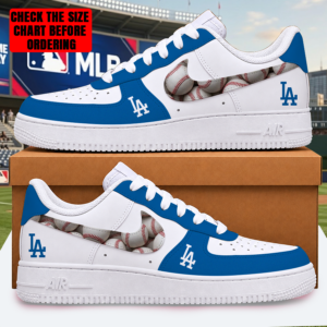 Limited Edition – Customized MLB Los Angeles Dodgers Af1 Shoes