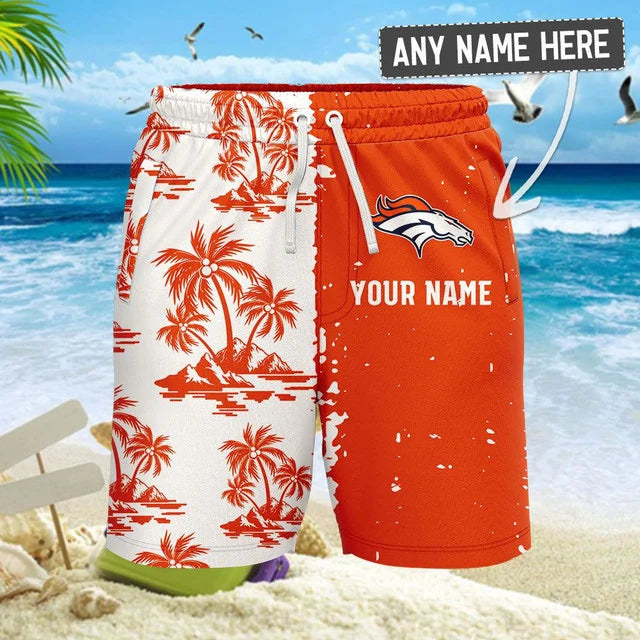 Limited Edition – Customized NFL Denver Broncos Unisex Hawaiian Shirt & Shorts Set - Image 2