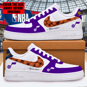 Limited Edition – Customized NBA Utah Jazz Af1 Shoes