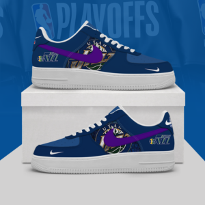 Limited Edition – Customized NBA Utah Jazz Af1 Shoes