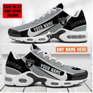Limited Edition – Customized NFL Las Vegas Raiders Air Max Plus Sneakers