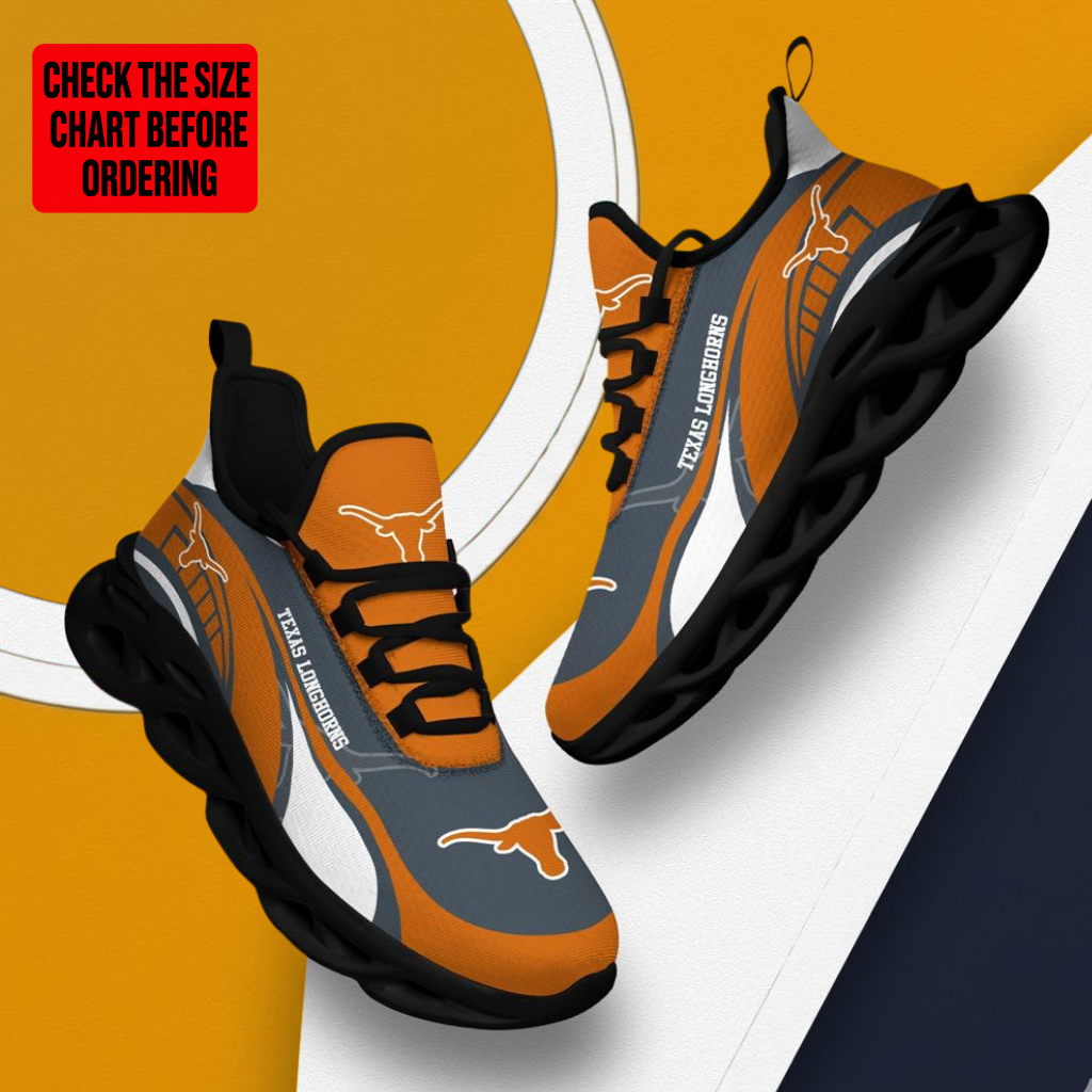 Limited Edition – New Customized NCAA Texas Longhorns Max Soul Sneakers