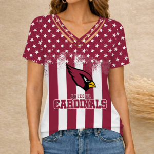 Limited Edition – Customized NFL Arizona Cardinals V-Neck Shirt