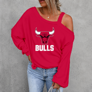Limited Edition – Customized NBA Chicago Bulls Drop Shoulder Sweatshirt