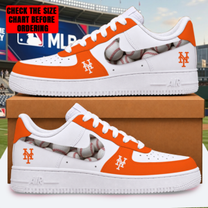 Limited Edition – Customized MLB New York Mets Af1 Shoes