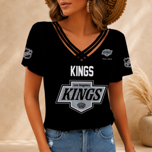 Limited Edition – Customized NHL Los Angeles Kings V-Neck Shirt