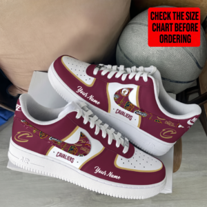 Limited Edition – Customized NBA Cleveland Cavaliers Af1 Shoes